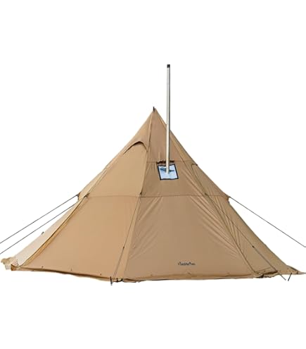 Amazon.com : KAZOO Family Camping Tent Large Waterproof Tipi Tents